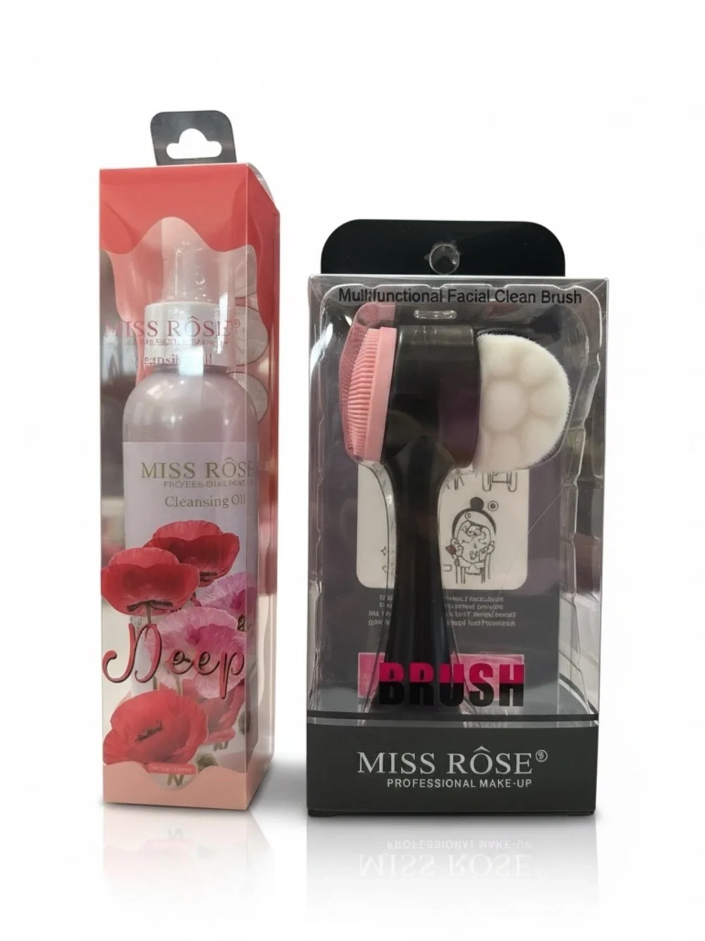 Miss Rôse Deep Cleansing Oil & Facial Brush Set